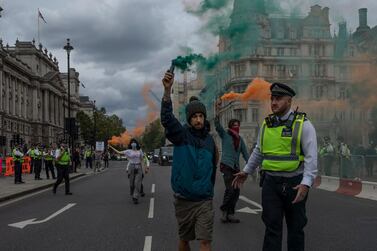 The environmental activist group have organised several events across the UK this week. Getty