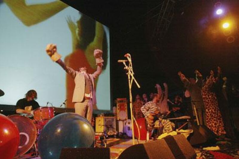 The Flaming Lips perform at All Tomorrow's Parties in Los Angeles in 2004.