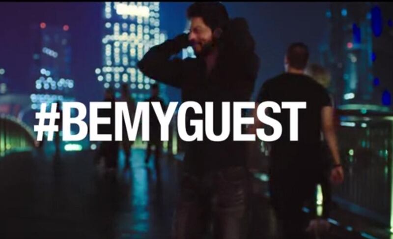 A screengrab from the first part the #BeMyGuest film for Visit Dubai. 