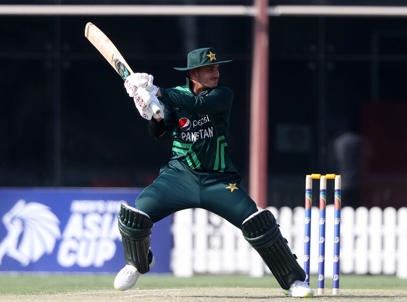 Pakistan's Saad Baig has called for more of the same after his team beat Afghanistan by 83 runs in the Under-19 Asia Cup at the ICC Academy in Dubai. Chris Whiteoak / The National