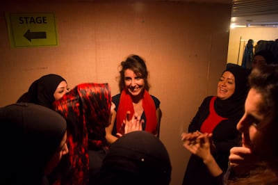 Inspired by the success of The Trojan Women, Azzam went on to collaborate with Syrian and Palestinian women in the Sabra and Shatila refugee camps in Lebanon on Antigone. Photo: Itab Azzam