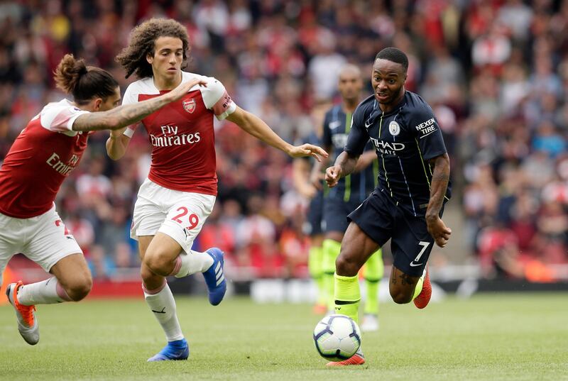 Striker: Raheem Sterling (Manchester City) – Scored 23 goals last season. Only took 14 minutes to open his account this year with a long-range strike against Arsenal. AP Photo