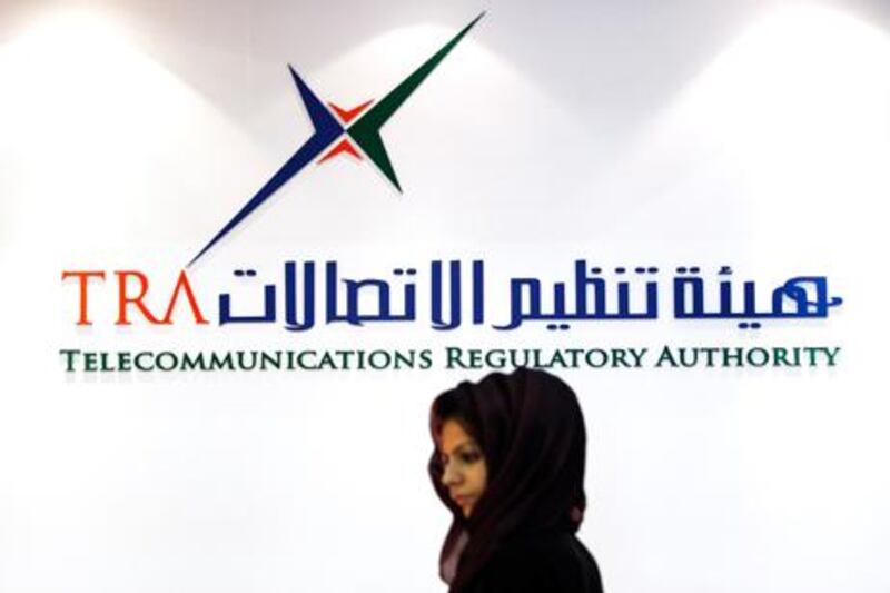 The Telecommunications Regulatory Authority (TRA) has said Etisalat and du need to do more to assist customers to re-register their SIM cards. Philip Cheung / The National