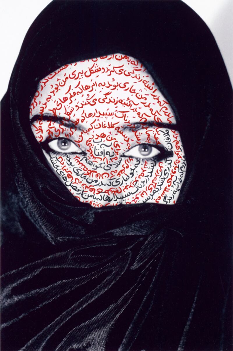 Shirin Neshat. I Am Its Secret, 1993. Courtesy Artnet