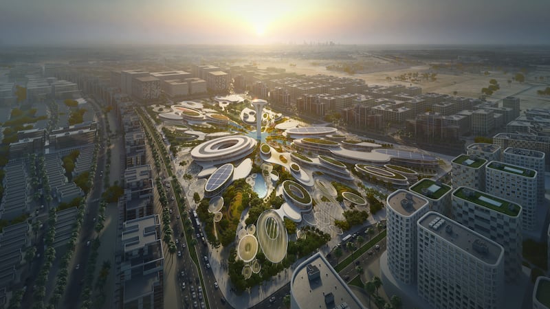 Aljada, a sprawling 2.2-square kilometre site close to Sharjah’s airport, universities and the E311 motorway, is now about 30 per cent complete with major elements such as the mall and business district still to be built.