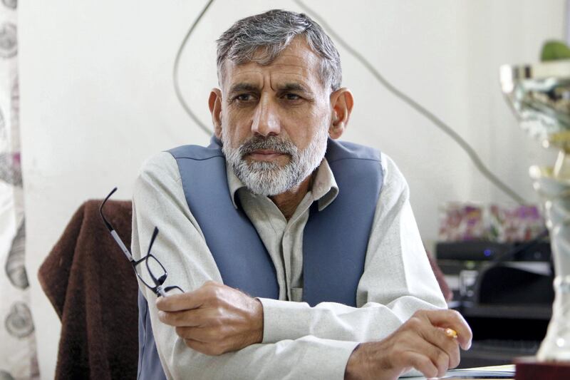 Hazrat Younas, principal of a government school in Ahingaro Dherai village of militancy-hit Swat district in Pakistan‚Äôs Khyber Pakhtunkhwa province, says UAE-funded schools help increase student enrollment in the region. Aamir Saeed for The National