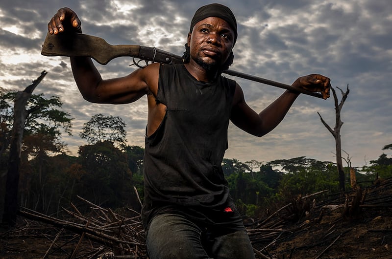 Brent Stirton, South Africa, third place, Professional competition, Portraiture.