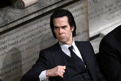 Nick Cave attends the coronation of King Charles III and Queen Camilla on Saturday in London. Reuters
