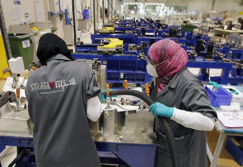 Strata, which began production in 2010, said it expects to break even next year and expects to record annual revenue of Dh1 billion by 2020. Jumana El Heloueh / Reuters
