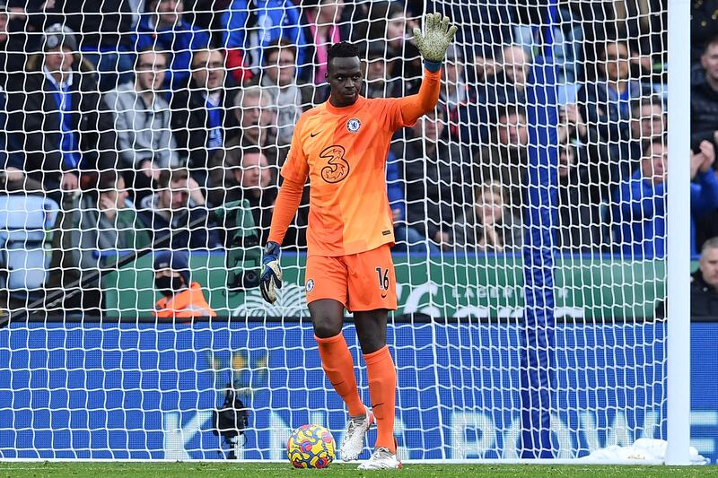 CHELSEA RATINGS: Edouard Mendy – 7: Easy first half for French goalkeeper as Leicester failed to register shot at goal. Decent saves after break from Amarty and Maddison. Unlikely booking for time wasting with team in complete control. AFP