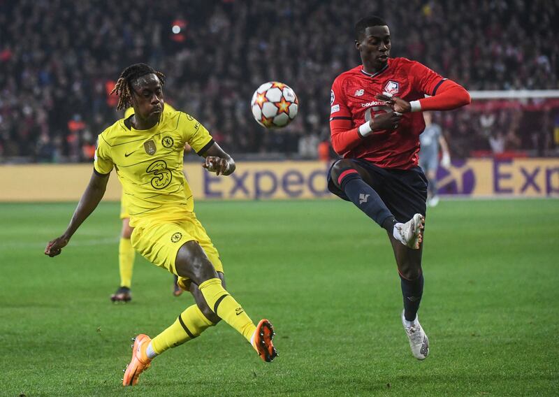 Timothy Weah (Celik 58’) – 5, Coming on for the injured Celik, Weah was unaware of Azpilicueta’s run into the box to tuck home Mount cross. AFP