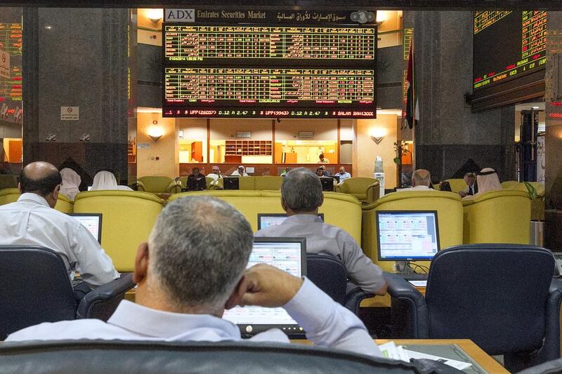 Watania's initial public offering at the Abu Dhabi Securities Exchange, above, in 2011 was seven times oversubscribed. Mona Al Marzooqi / The National