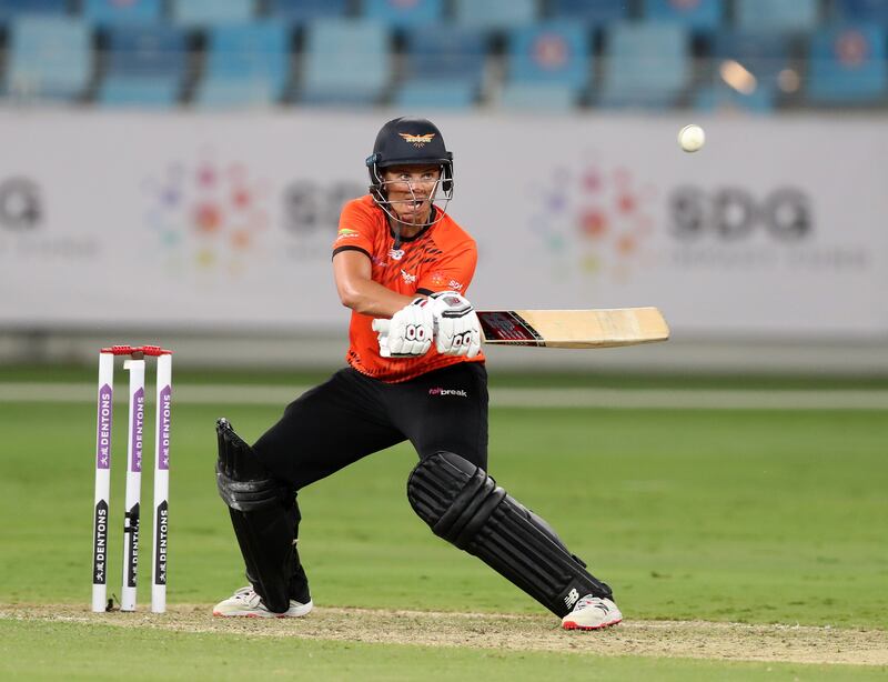 It took Suzie Bates, the New Zealand veteran who is captaining the Falcons in this tournament, a full two balls from towering West Indies fast bowler Shamilia Connell to get her eye in. 