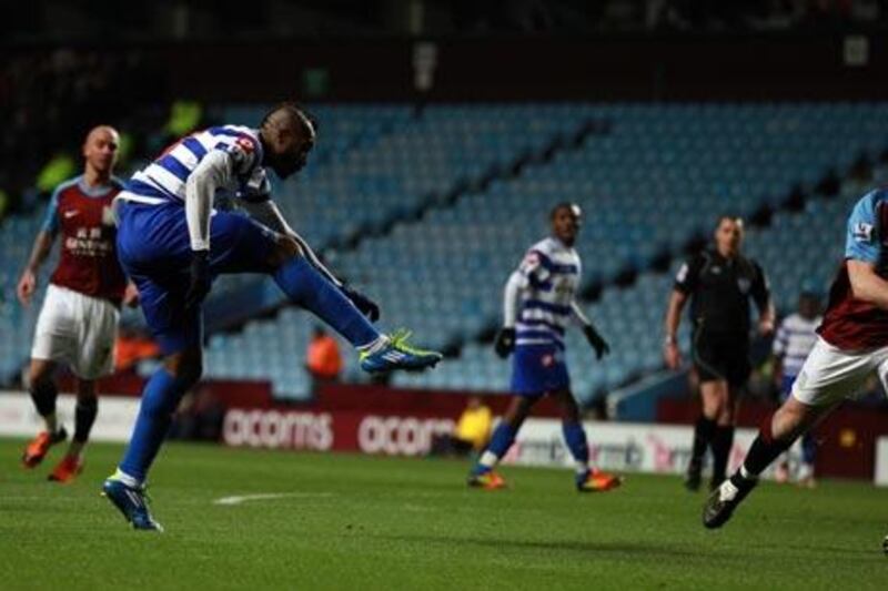 Djibril Cisse scored on his debut for QPR against Aston Villa.