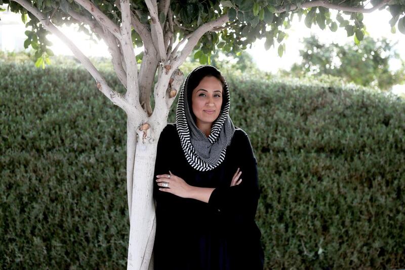 Muna Harib Al Muhairi, the creator of the Breathing Numbers project. Christopher Pike / The National 
