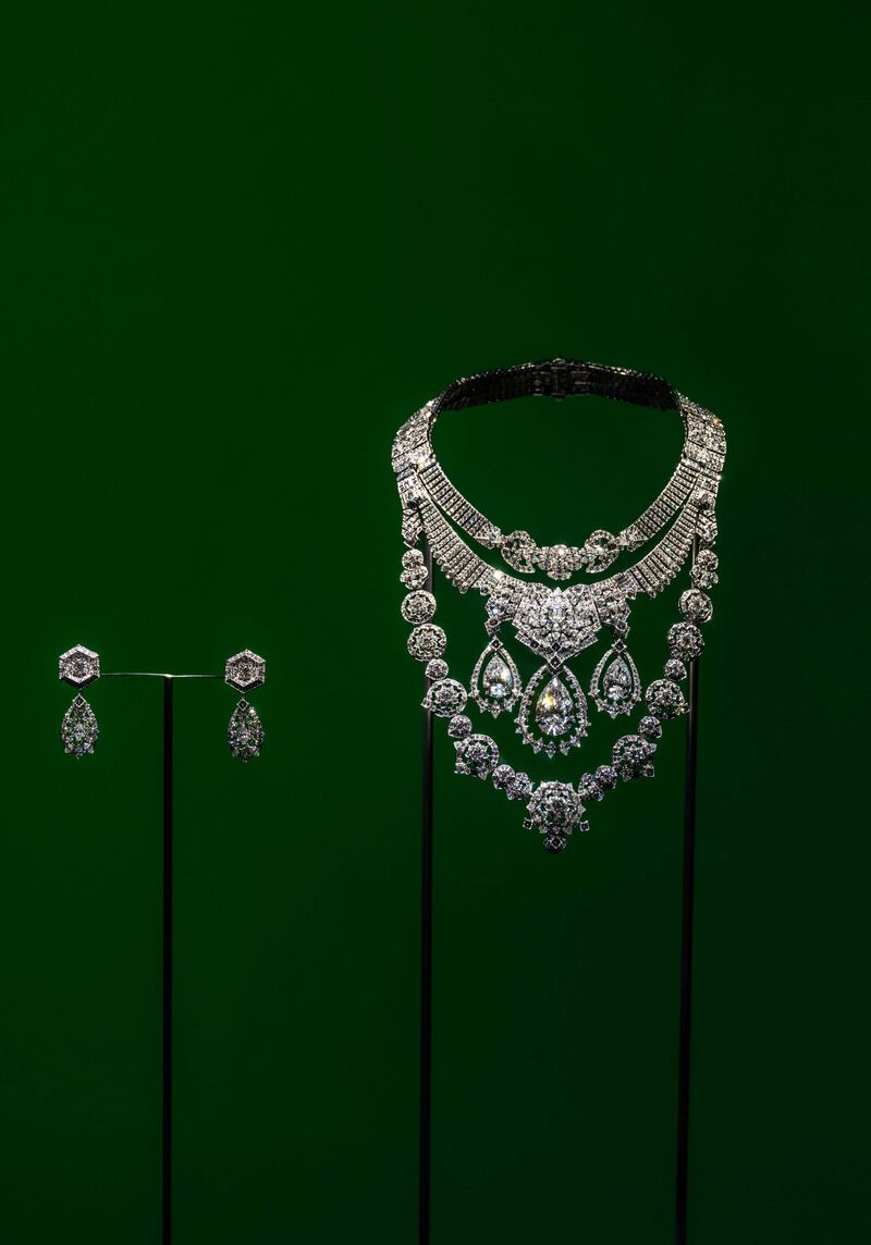 The exhibition brings together priceless jewels from the company archive, as well as private collections 