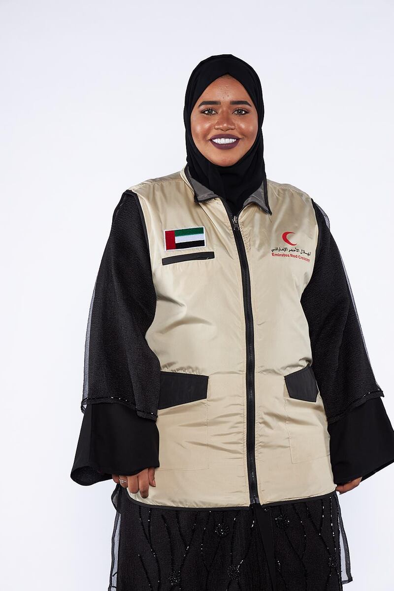 Amal Badr Al Bussaidi, who lives in Abu Dhabi, is the Head of the Technical Support Unit at the UAE Red Crescent. She has worked tirelessly for more than six months at the Ghantout Covid-19 quarantine facility. Courtesy: Seeds of the Union