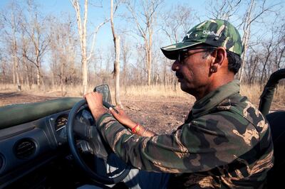 Driving safari in the Kuno-Palpur Wildlife Sanctuary, Madhya Pradesh. Photo by Amar Grover