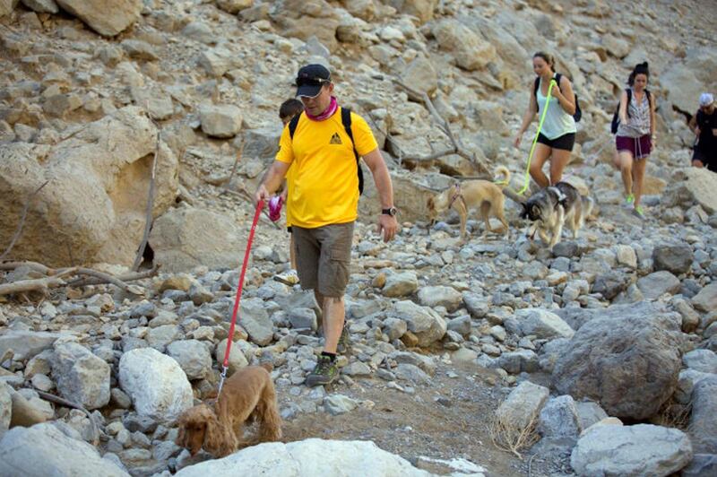 The seventh Human and K9 Ultimate Challenge is taking place on Friday, January 31 at Jebel Jais, Ras Al Khaimah. Courtesy HK9