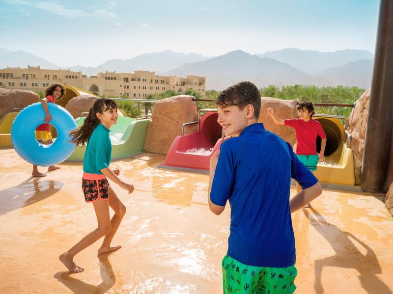 Mount Nebo is home to four waterslides. 