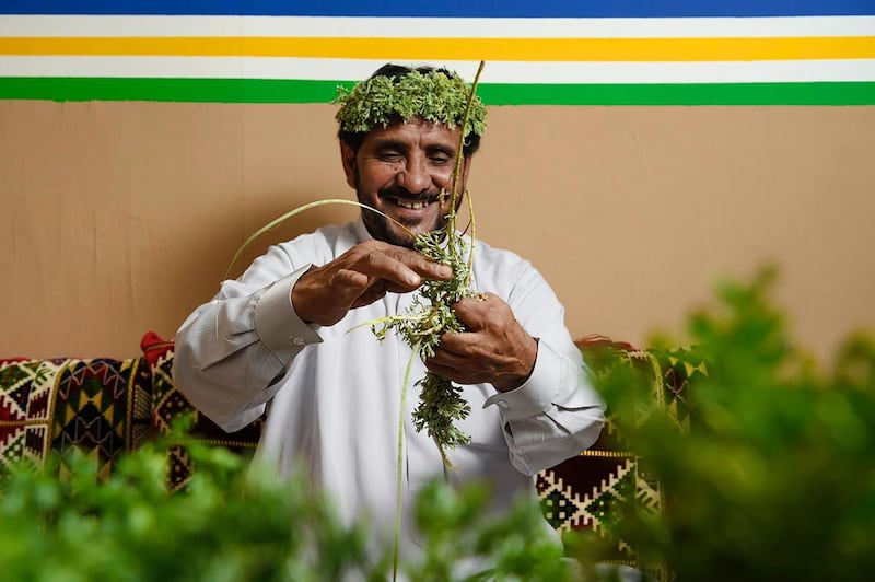 The Flower Men Festival is part of the Al Soudah Season, part of the 2019 Saudi Seasons initiative that aims to transform the country into a major tourist destination. Courtesy of Saudi MOC