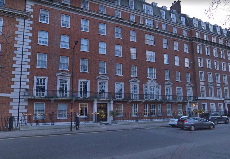 The property in one of London's most expensive areas sold well below asking price. Google Street View