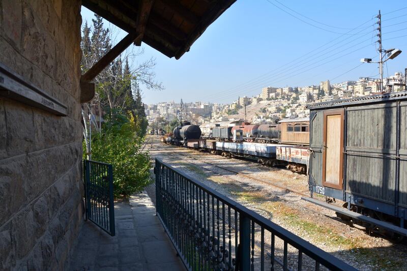 A view of the abandoned train station in Jordan's capital, Amman. Photo by Marta Vidal