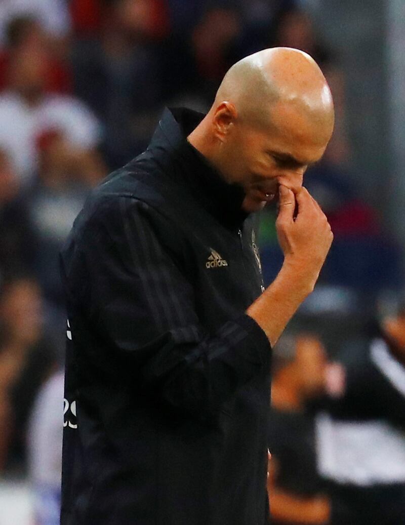 Zidane still has lots on his mind ahead of the new season. Reuters