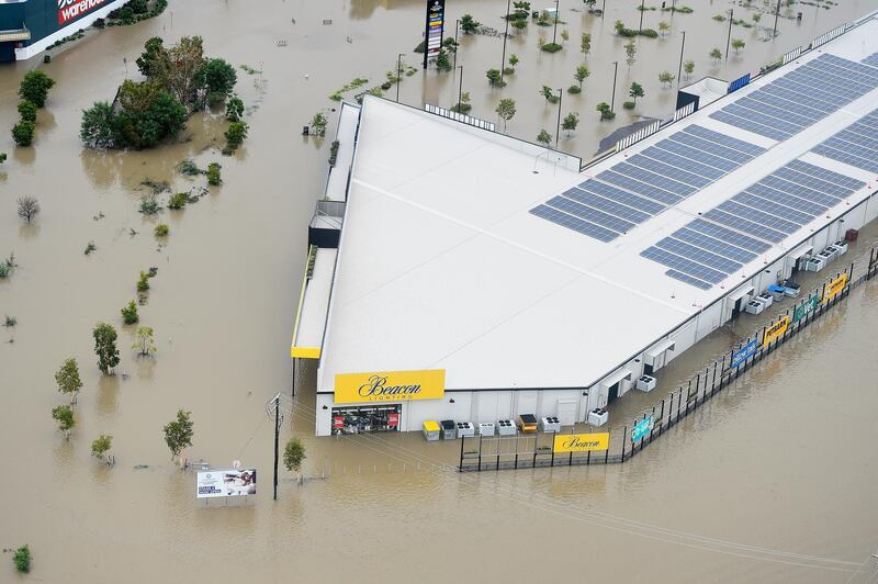 A flooded area of Townsville. Getty Images
