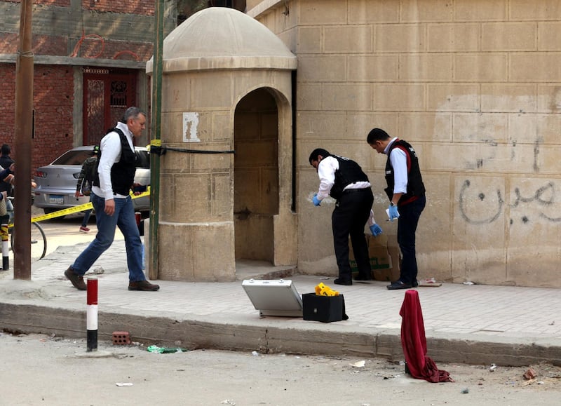 One attacker was shot dead by security forces.  Khaled Elfiqi / EPA