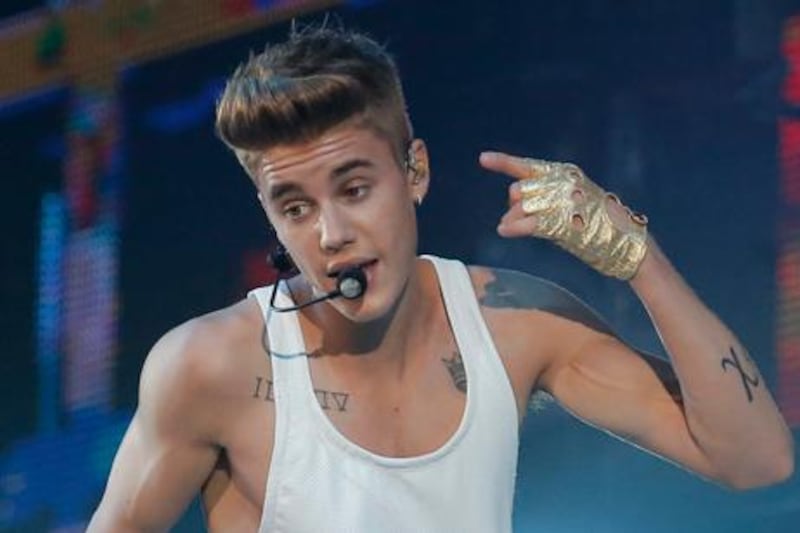 Bieber has started a new hashtag: #musicjournals. Francois Mori / AP Photo