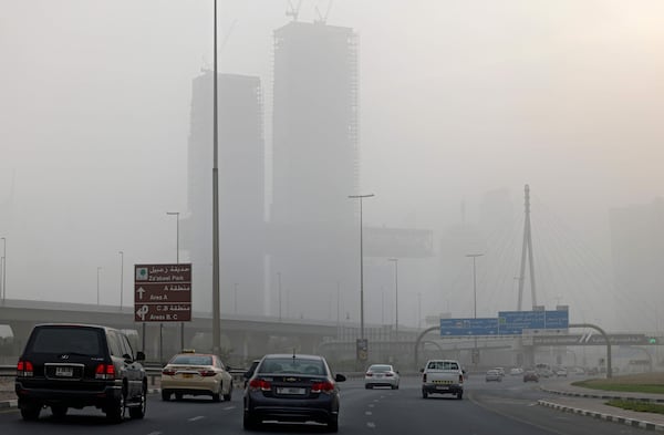 The UAE is set to experience sandstorms this week. AFP