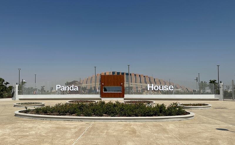 Al Khor Park Panda House, Qatar. Reuters