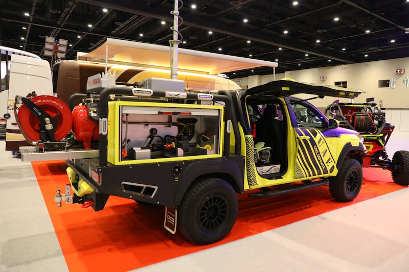 Dubai Civil Defence has launched new vehicles to tackle fires in mountains and valleys. Photo: Dubai Civil Defence