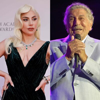 Could Tony Bennett join Lady Gaga on stage at the Grammys? AFP