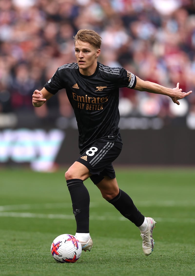 Martin Odegaard - 7. Heavily involved in the build-up to the Gunners’ first goal and scored the second with a cushioned left-footed finish at the back post. Never stopped trying as the Gunners looked to regain the lead in second half. Getty