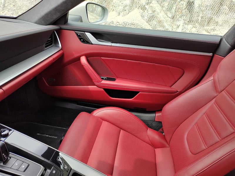 This is essentially a two-person car with the rear seats are for show only, but you can store 128 litres in the front compartment and 264 litres behind if you fold down the rear seats.