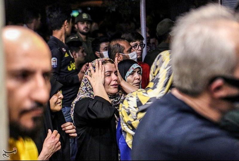 A woman reacts at the site of an explosion at a medical clinic in the north of the Iranian capital Tehran, Iran. REUTERS