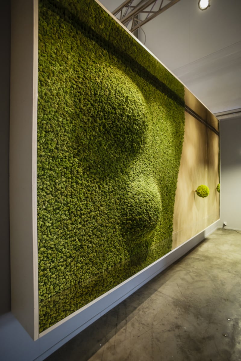 Green Dunes by the architect Aldo Cibic was on display at last year's Downtown Design. Courtesy Blumohito