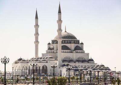 Sharjah Mosque is the emirate's largest mosque. Unsplash