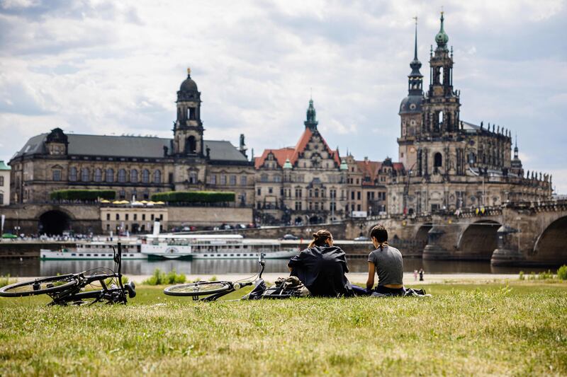 Dresden Castle, which houses the museum and Green Vault where the robbery took place in in November 2019. AFP