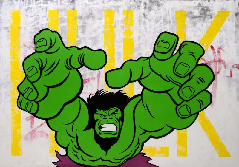 Hulk. Courtesy Opera Gallery 