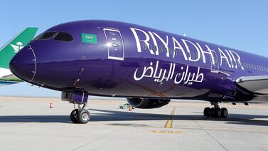 Riyadh Air is building its fleet to connect the Saudi capital with more than 100 destinations. Pawan Singh / The National
