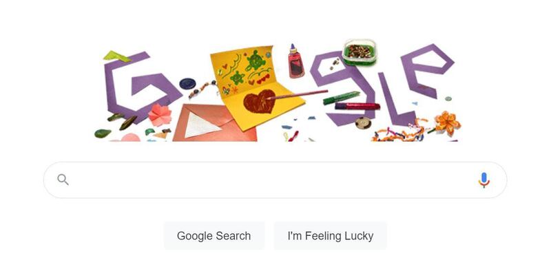 Google celebrates Arab Mother's Day. Courtesy Google 