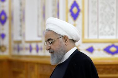 Iranian President Hassan Rouhani attends the Conference on Interaction and Confidence-Building Measures in Asia (CICA) in Dushanbe, Tajikistan June 15, 2019. Reuters