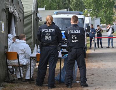 Local authorities in Germany have complained of asylum reception centres being overcrowded. AP