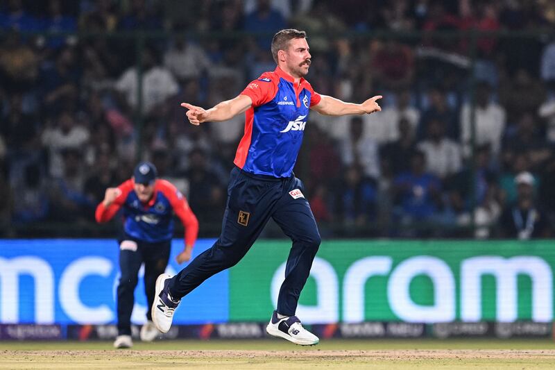 =5. Anrich Nortje (Delhi Capitals) - 150 kph (93.2 mph). AFP