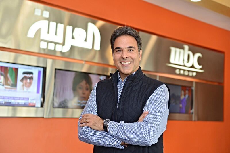 A handout photo of MBC Group spokesman Mazen Hayek (Courtesy: MBC) *** Local Caption ***  on06ap-mbc-hayek.JPG