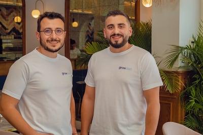 Mr Sorkun, left, and Mr Trevaskis intend to evolve Growdash as the leading global provider of restaurant analytics and business intelligence solutions. Photo: Growdash