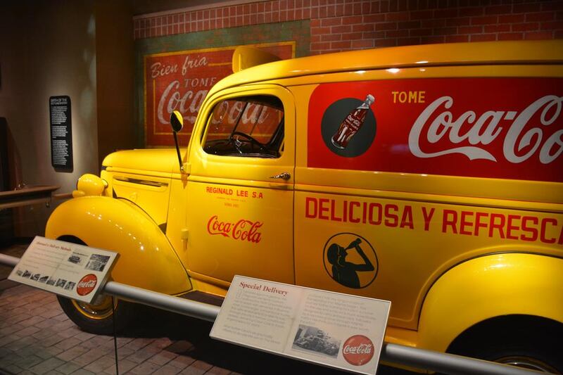 Exhibit at the World of Coca-Cola, Atlanta. Photo by Rosemary Behan